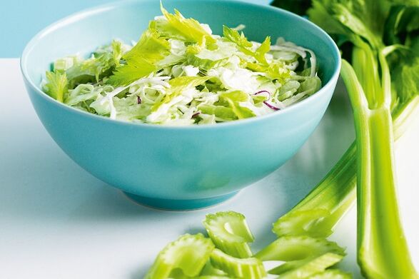 овочевий салат із зеленню для потенції