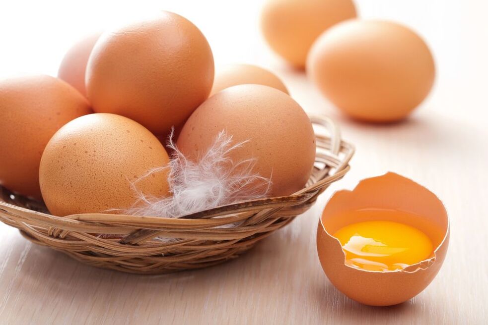 курячі яйця для підвищення потенції