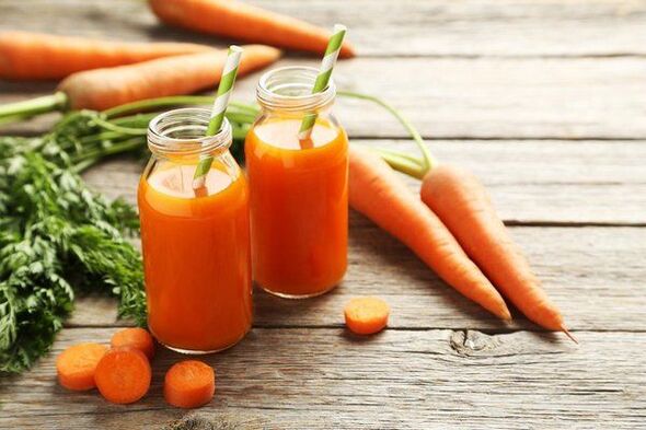 морквяний сік для підвищення потенції